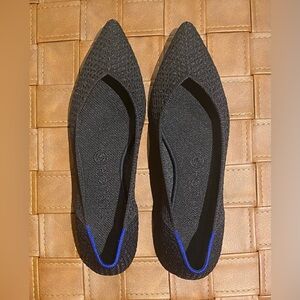 Rothy's Black Honeycomb Points 9.5